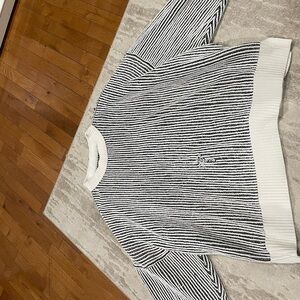 Black and White Striped Sweater- Aerie